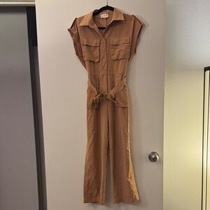 Stylish Tan Jumpsuit for Women